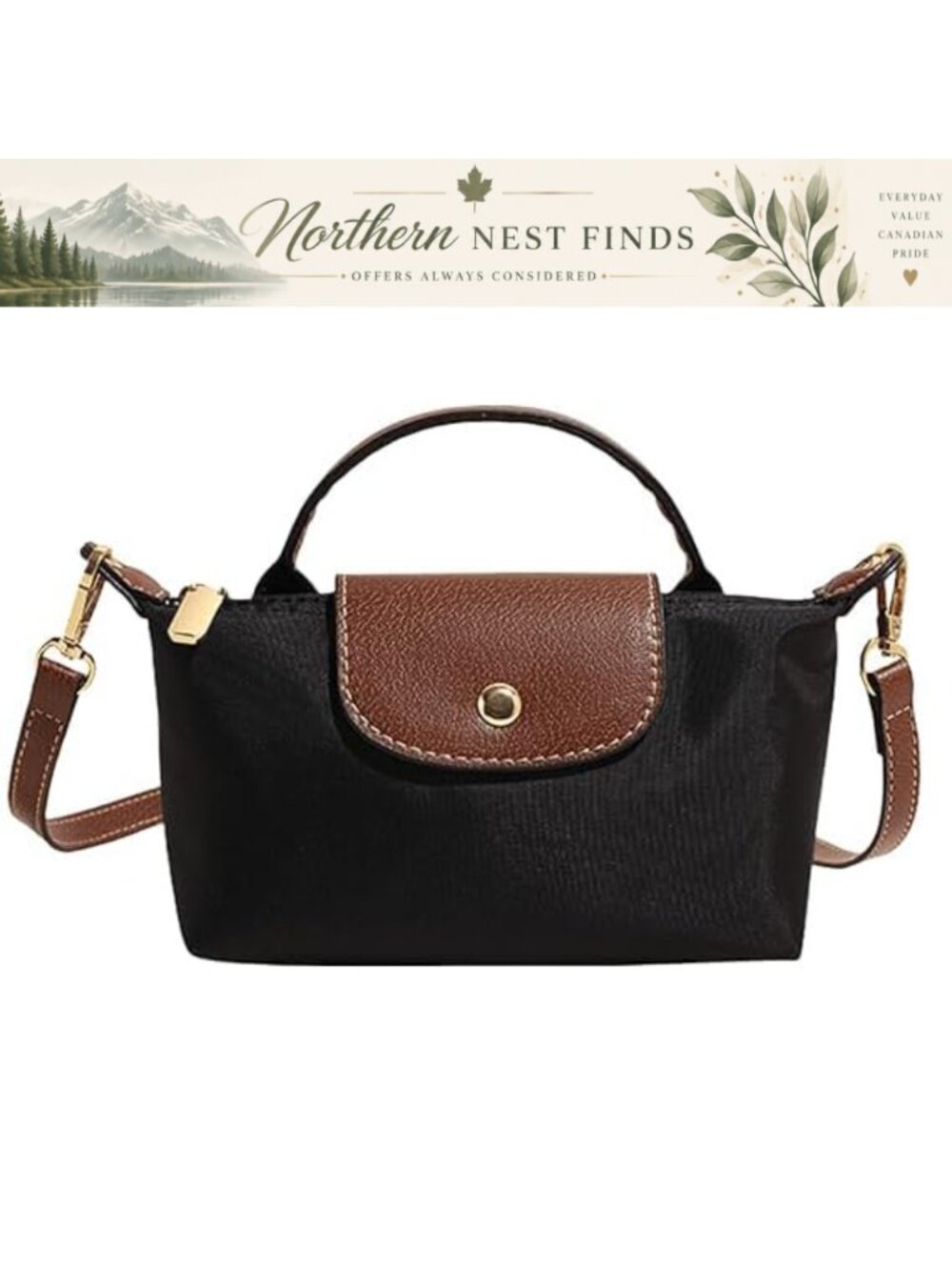 Mini Crossbody Bag Colorblock Square Purse Adjustable Strap Elegant Handbag